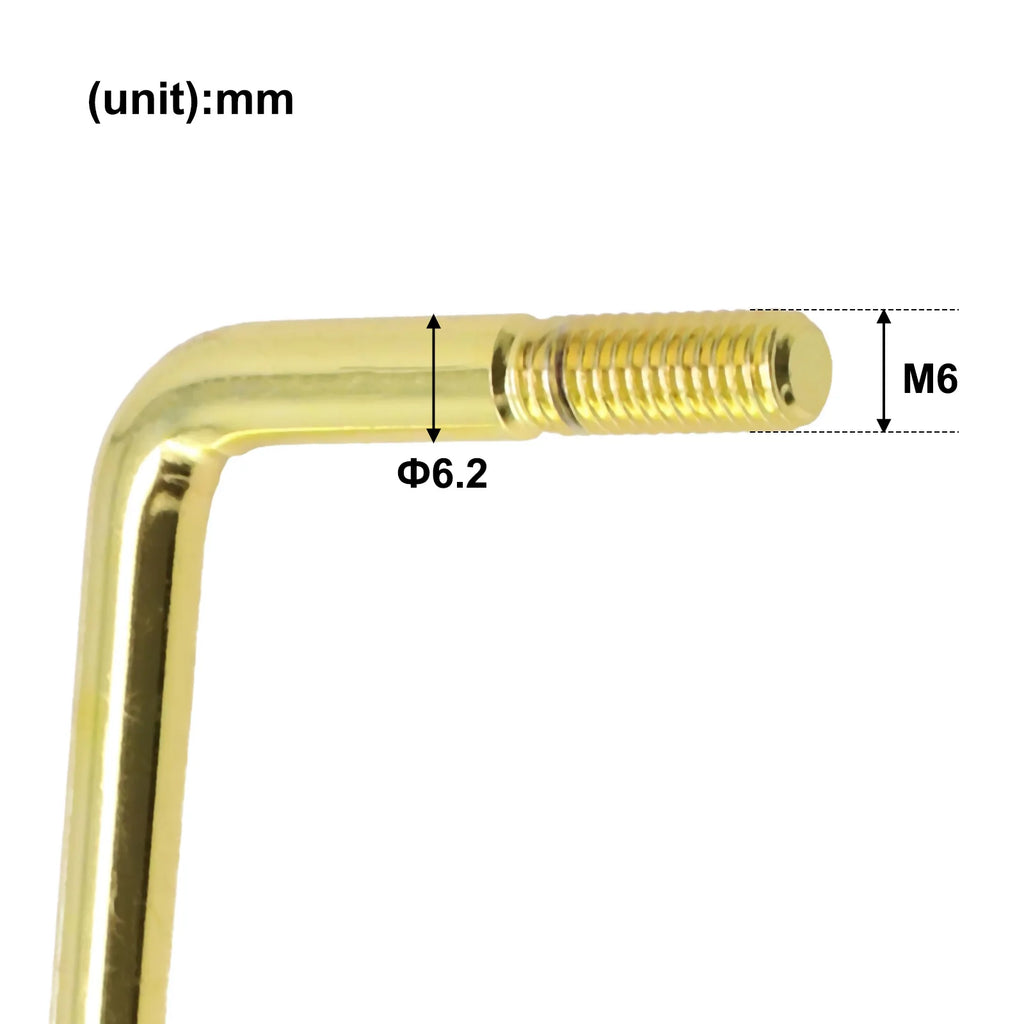 Screw In Tremolo Arms Whammy Bar 6MM 3 Colour Can Choose Stringed Instrument Accessories 17x4x2cm Metal Durable Practical Oasis Select