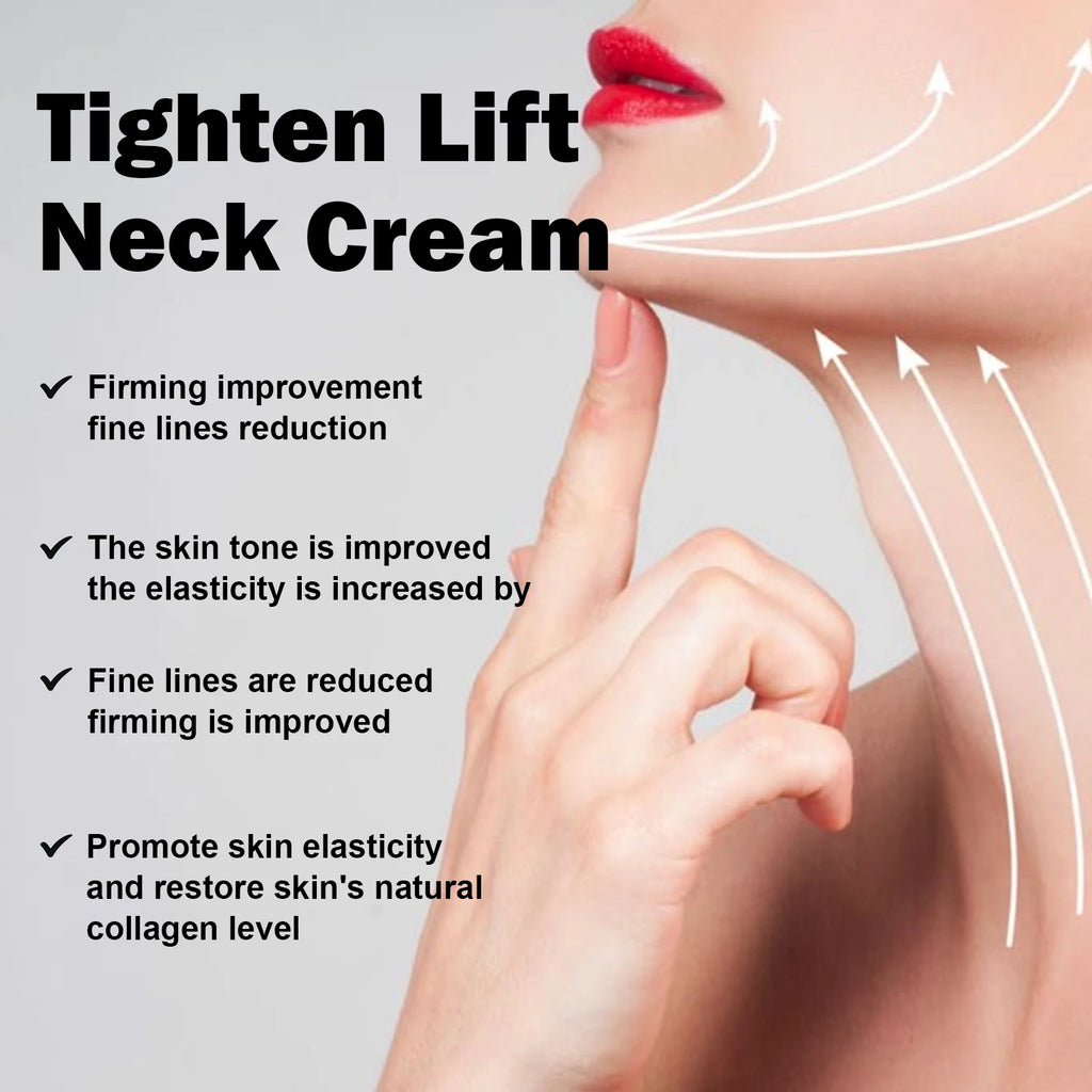 Neck Cream Anti Fine Lines Tightening Lifting Firming Eliminating Double Chin Brightening Smoothing Moisturizer Neck Skin Care Oasis Select