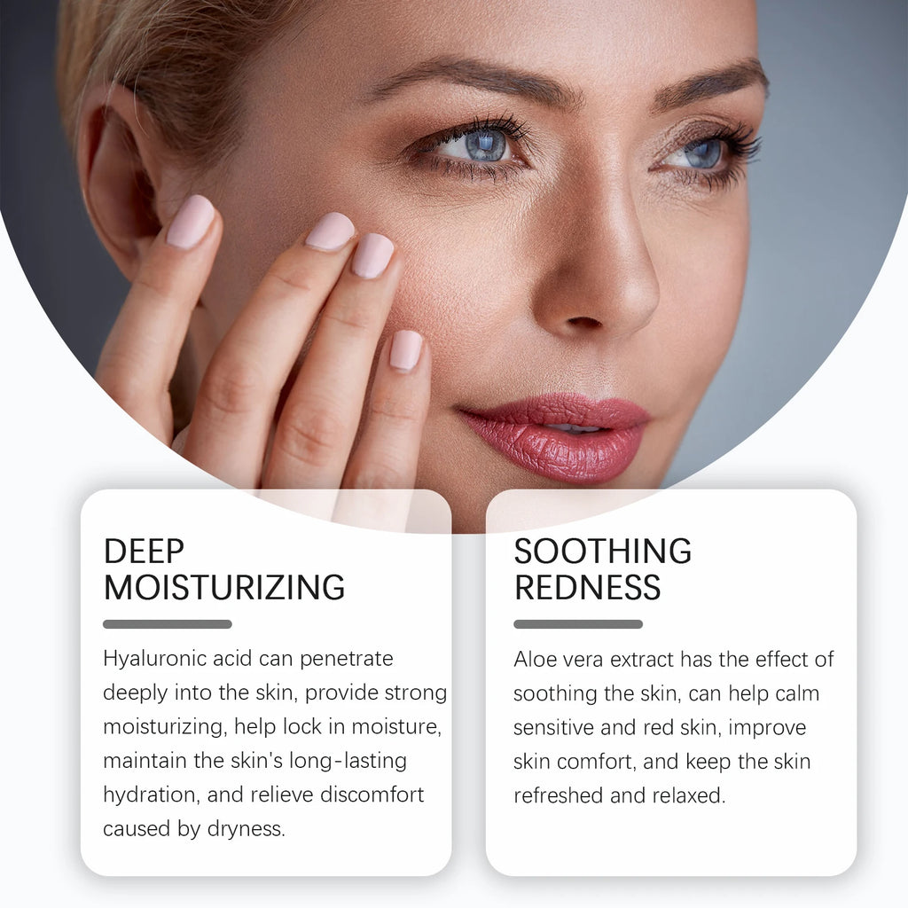 Hyaluronic Acid Soothing Face Cream – Deep Hydration 50g Hydrating Face Cream Oasis Select