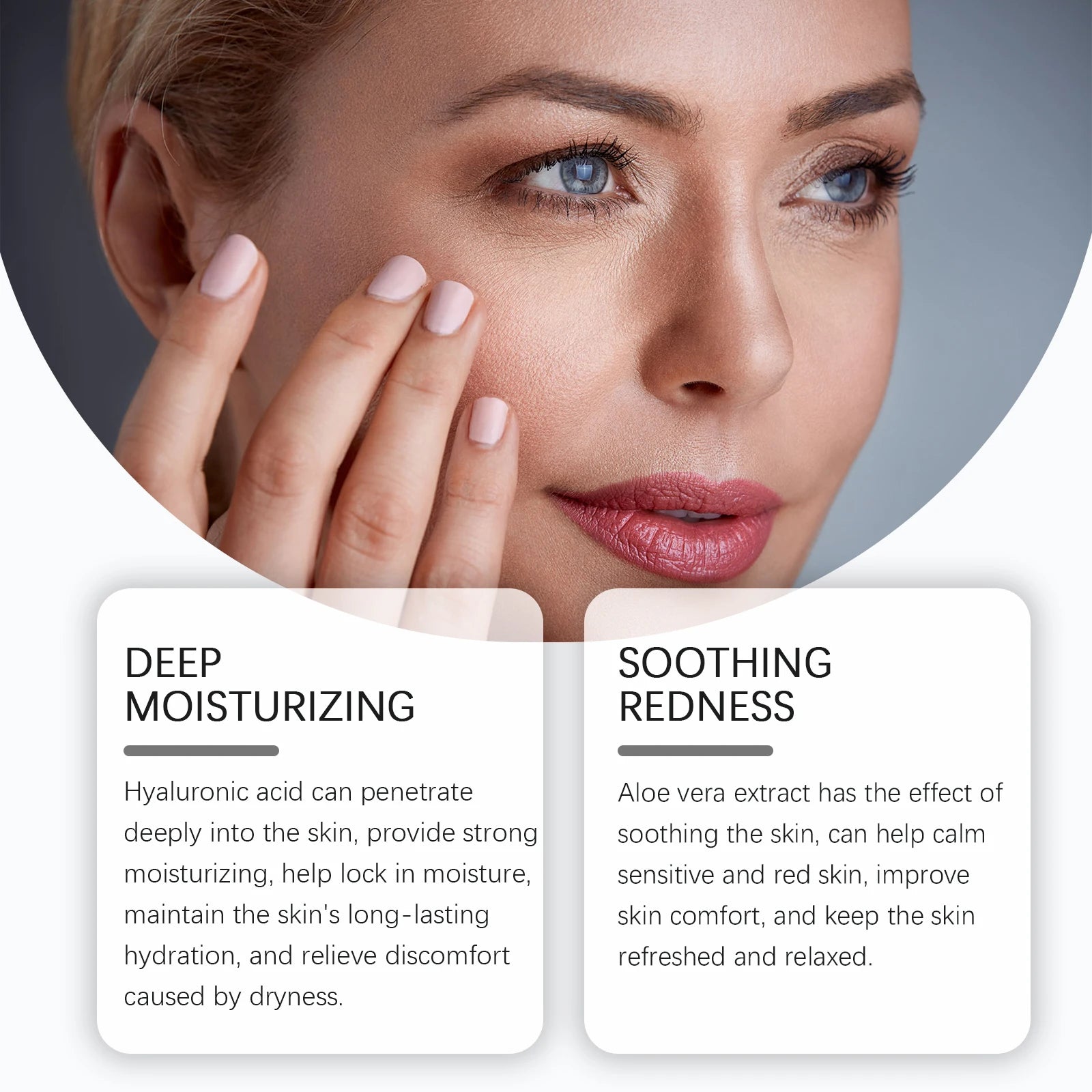 Hyaluronic Acid Soothing Face Cream – Deep Hydration 50g Hydrating Face Cream Oasis Select