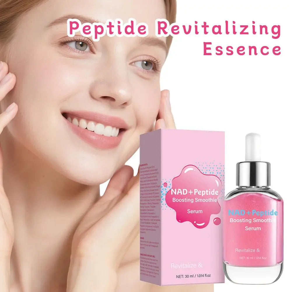 30ml Korean NAD+ Peptide Serum - 5 Ceramides Vegan Collagen, Hydrating Anti-Aging Serum for Revitalized Firm Skin Oasis Select