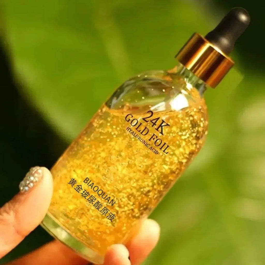 100ml 24k Gold Serum, Shrink Pores, Coarse Astringent Hyaluronic Acid Stock Solution Moisturize Oasis Select