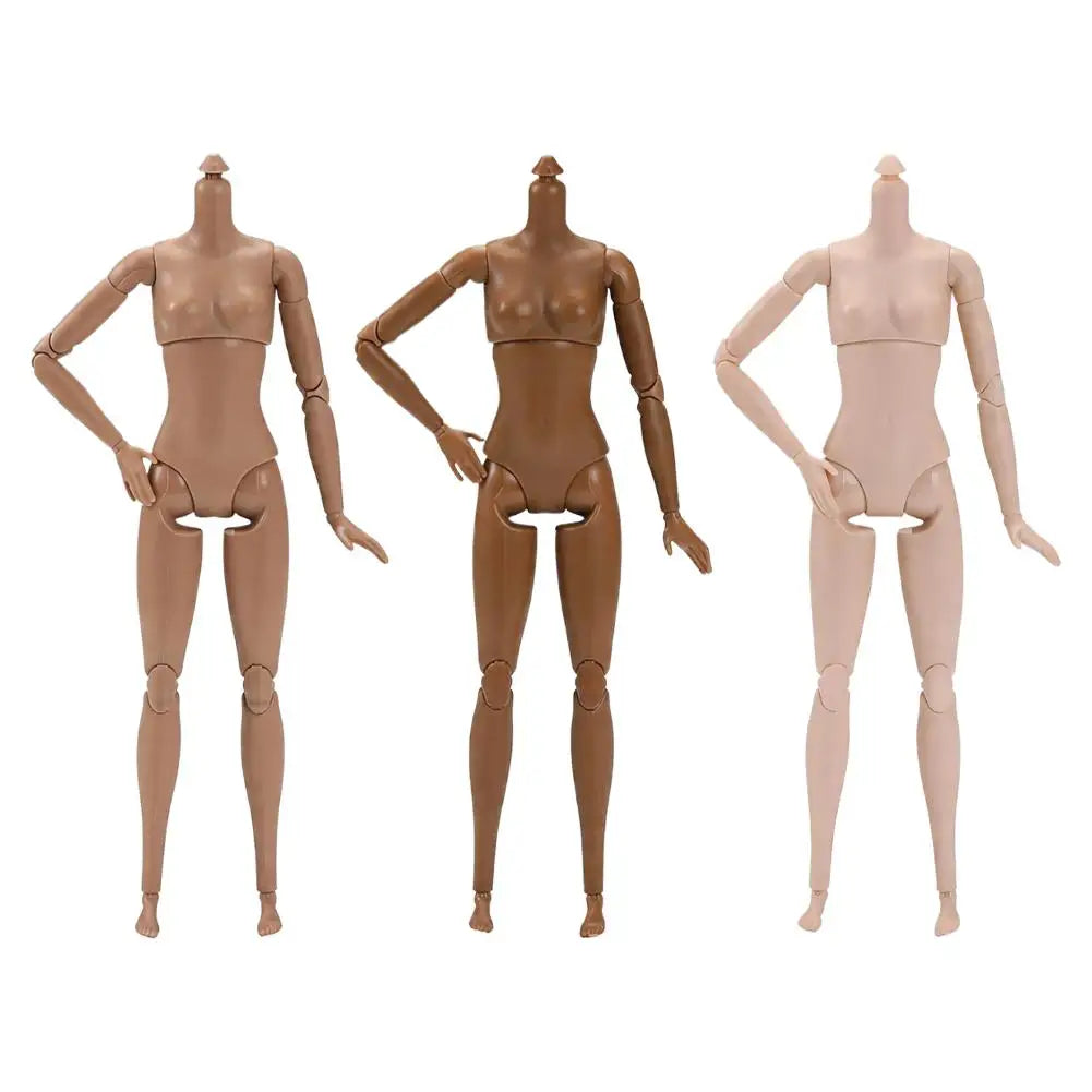 26cm 1/6 Scale BJD Doll, Super Flexible Female Action Figure with 22 Movable Joints, Nude Body Model for BJD Display Parts Oasis Select 3pcs