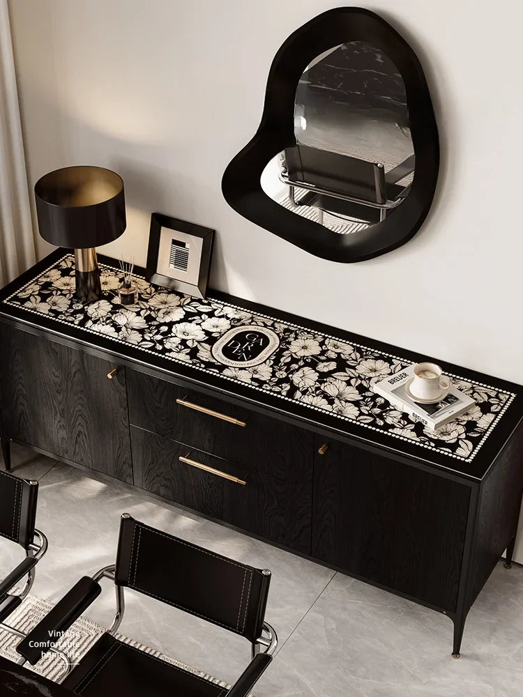 Light Luxury Side Cabinet Table Mat Oil-proof Waterproof Washless TV Cabinet Shoe Cabinet Countertop Protective Mat Cover Oasis Select