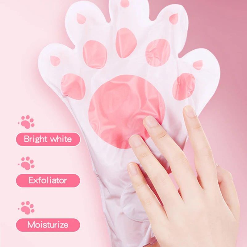 Goat Milk Hand Mask Gloves – Moisturizing & Brightening 5 Pairs Hand Mask Gloves Oasis Select