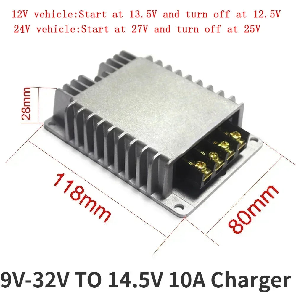 9-36V 12V 24V to 16.8V 14.6V 12.6V 13.8V 1A-25A Constant Current DC Battery Charger for Lead-acid Lithium Lifepo4 Batteries Oasis Select 9V-32V to 14.5V 10A 9-36V 12.6V