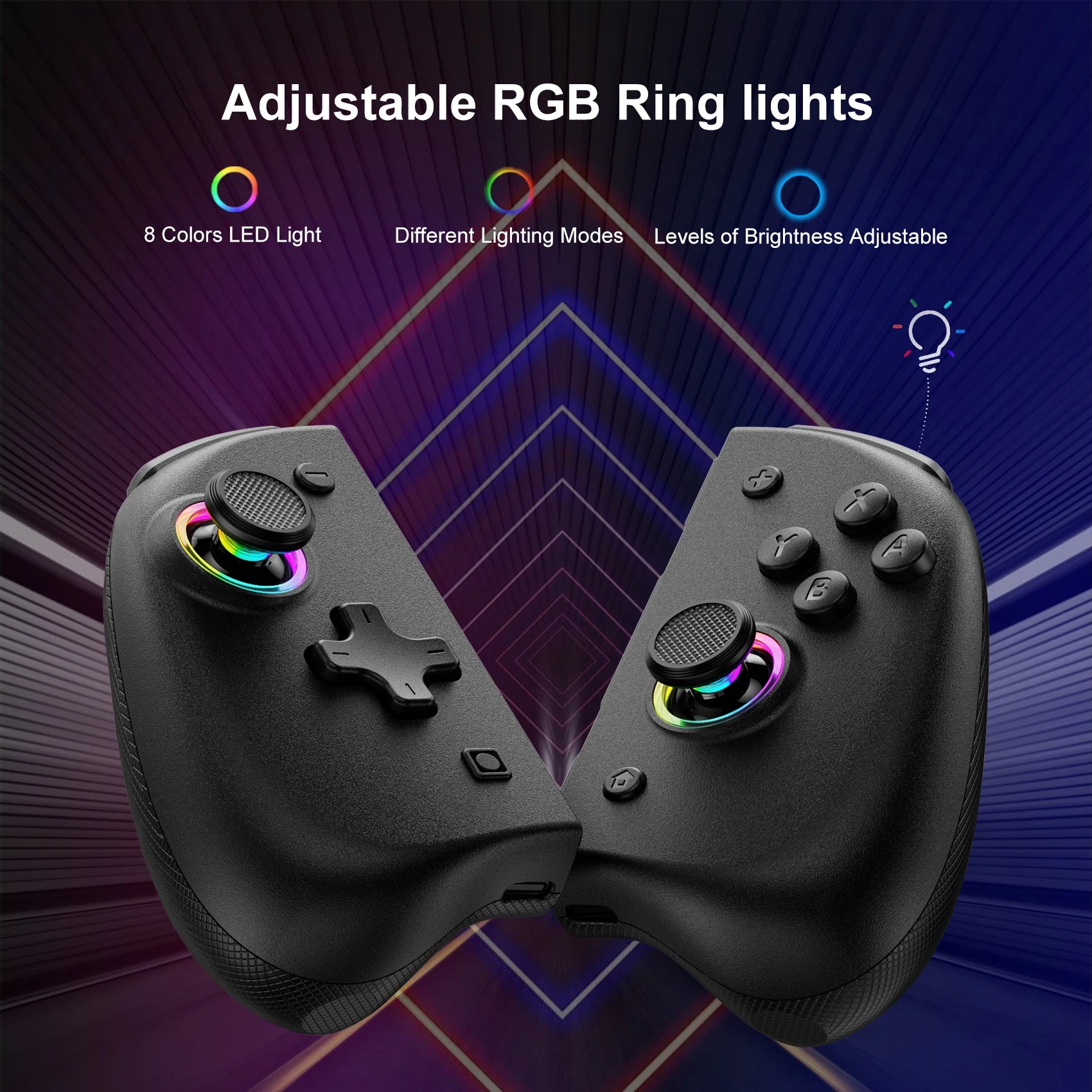 AyeBeau Nintendo Switch Wireless Controller – Hall Effect Gamepad