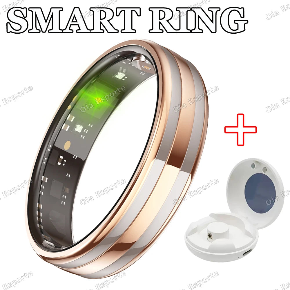 Smart Ring – Heart Rate, SpO2 & Sleep Monitor | Waterproof