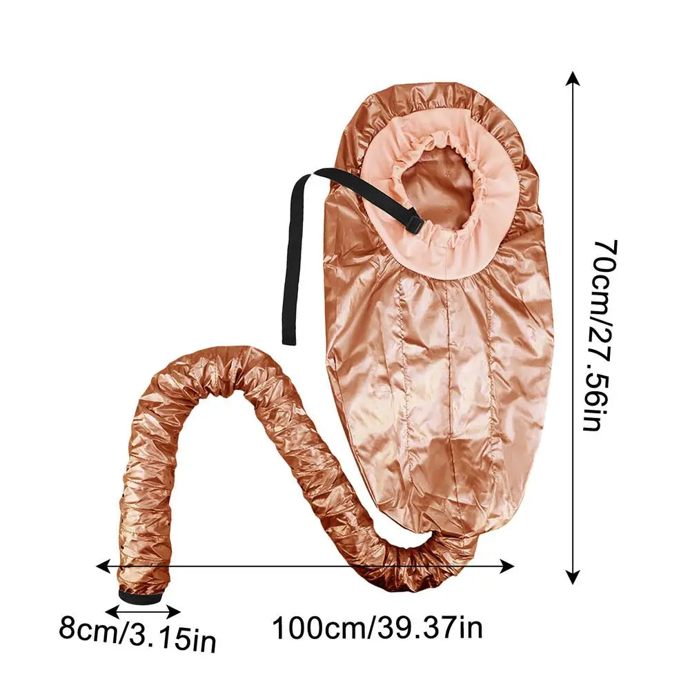 1pcs Hair Perm Portable Soft Hair Drying Cap Bonnet Hood Hat Blow Dryer Attachment Dry Hair Cream Cap bonnets wholesale Oasis Select Pink China Mainland