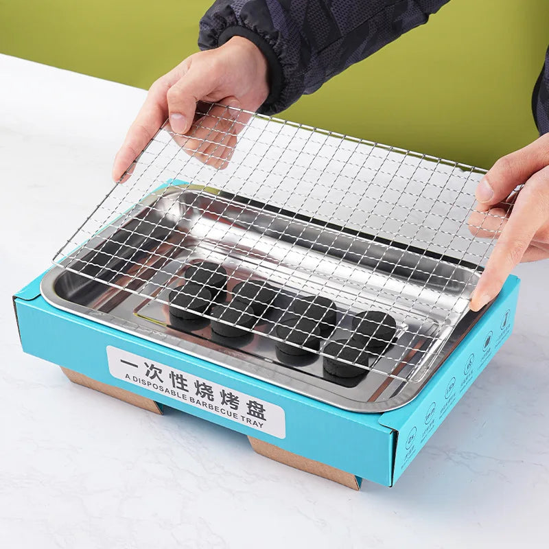 Disposable Grills Home Smokeless Carbon Grills Camping Fire Charcoal Grills Outdoor Portable Roasts Bbq Grill Outdoor Oasis Select