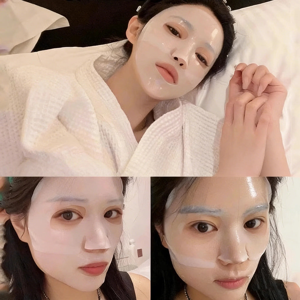 5pcs*30ml Hot Sale Seaweed Collagen Filling Crystal Mask Replenishing Fruit Jelly Skin Transparent Mask Skin Care Masque Oasis Select
