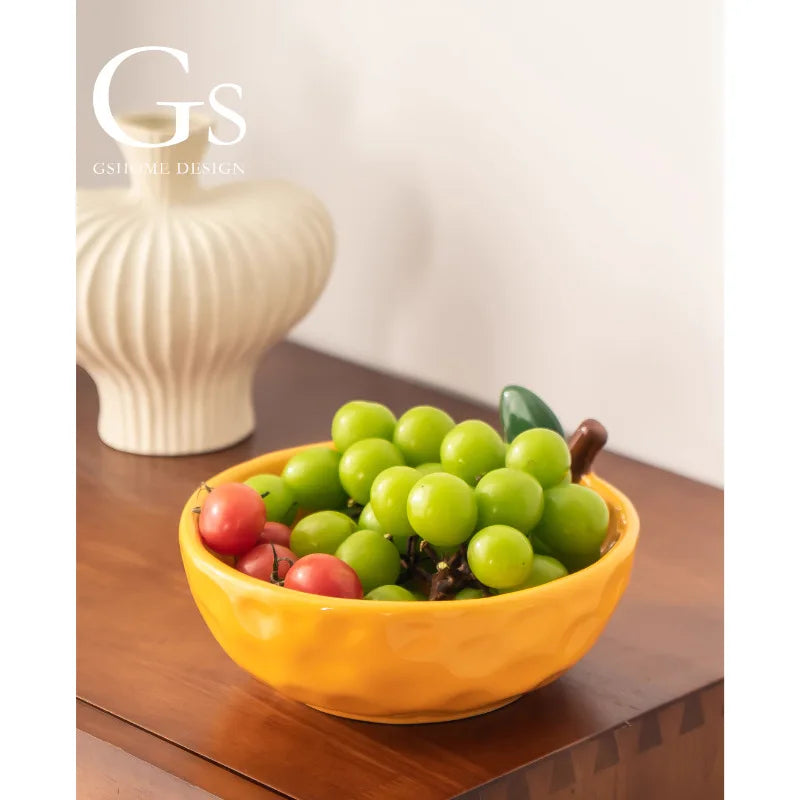 Beautiful Orange Fruit Platter for Home Fruit Storage Exquisite and Of High Appearance Level Oasis Select