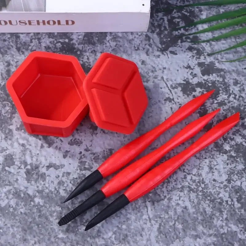 High-Quality Silicone Glue Brush Kit for DIY Projects, Portable Woodworking Tools Oasis Select