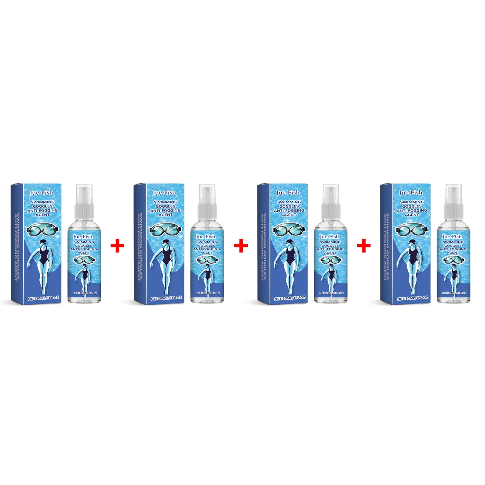 Swimming Goggles Anti Fogging Agent for Goggles Remove Lens Stains Prevent Fogging Anti Fog Eyeglass Cleaning Solution 30ml Oasis Select 4 X 30ml boxed