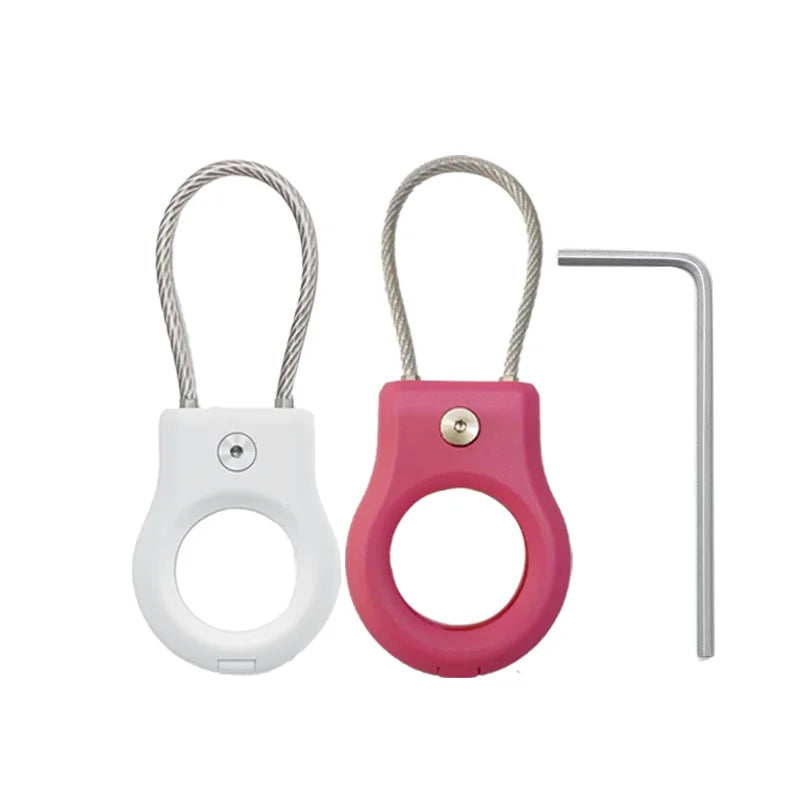 Waterproof Apple AirTag Case with Steel Cable Keychain Holder AirTag Protective Case Oasis Select