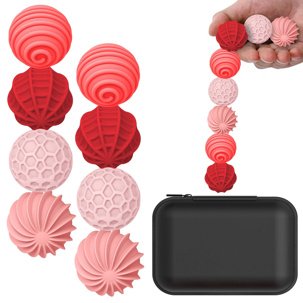 Magnetic Sensory Fidget Balls Silicone Stress Relief Toys for Adults Anxiety Autism Calming Sensory Therapy Tools Oasis Select F