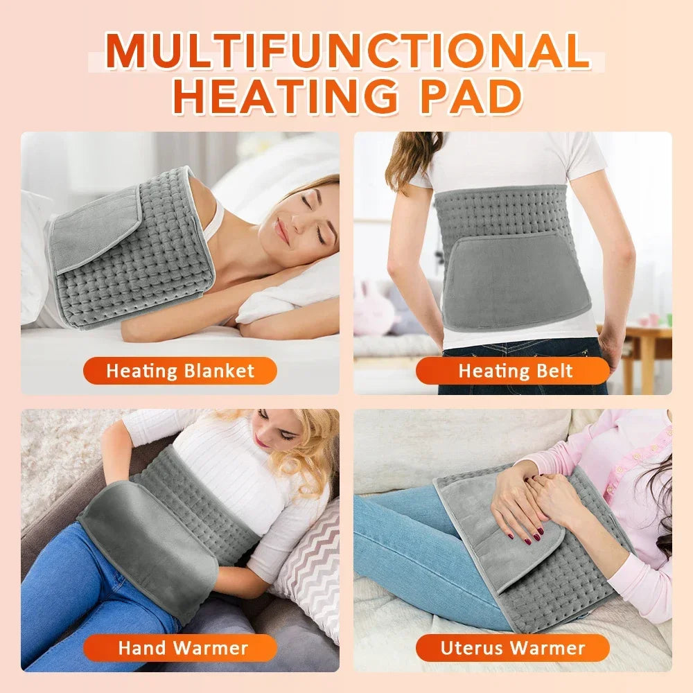 Electric Heated Waist Belt | 10-Level Temp Control & Timer