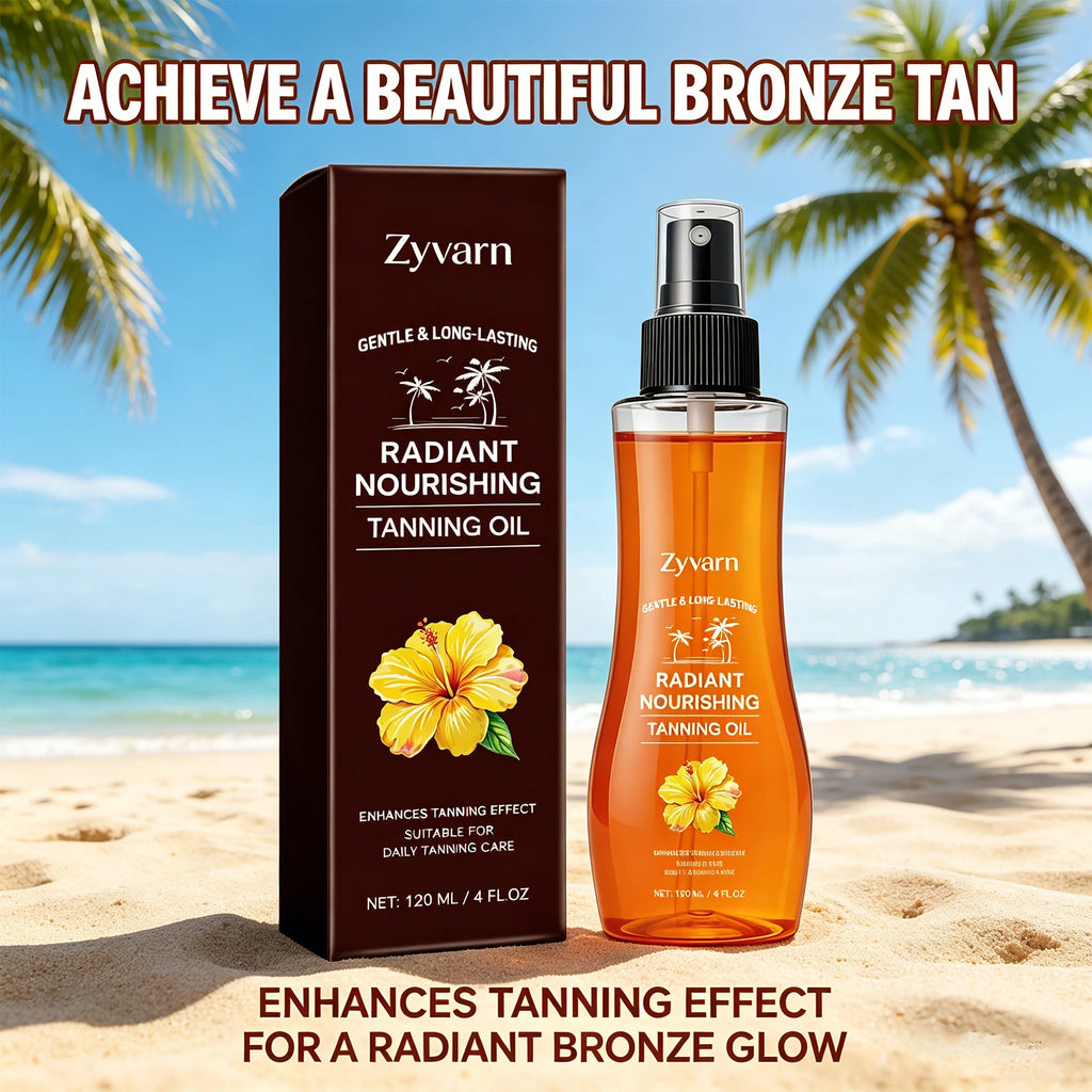 Sun Tanning Oil Bronzing Oil Nourishing Formula Hydrating Skin Care For Outdoor Beach Tan Summer Essential Natural Look 120ml Oasis Select