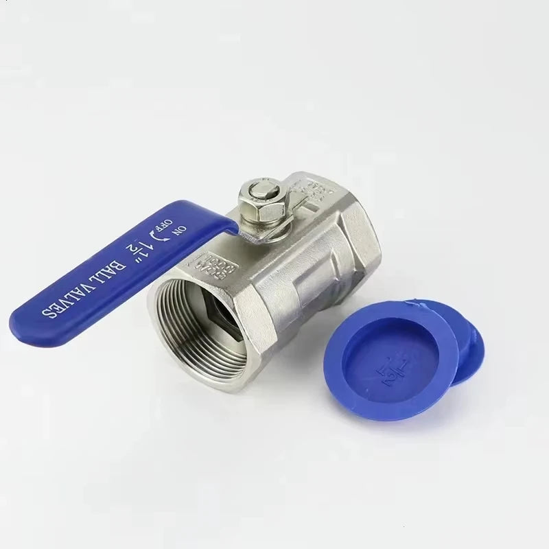 Stainless Steel Ball Valve 1/4 "3/8" 1/2 "3/4" 1/4 "1-1/4" 1-1/2 "internal Thread BSP Threaded Valve with Vinyl Handle Oasis Select
