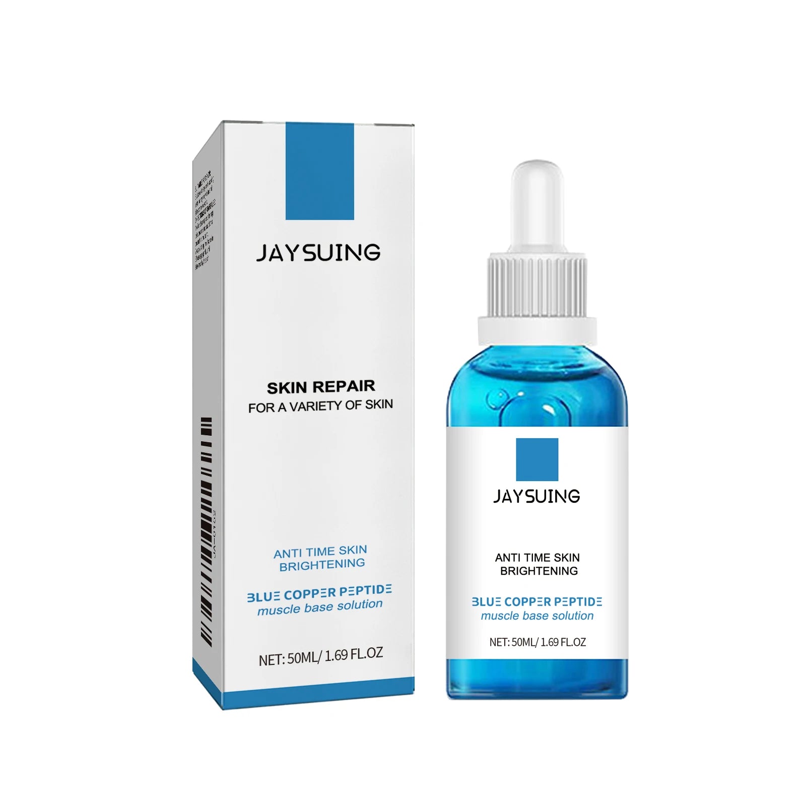 Blue Copper Peptide Face Serum – Hydrate, Firm & Brighten Face Serum Oasis Select 50ml boxed