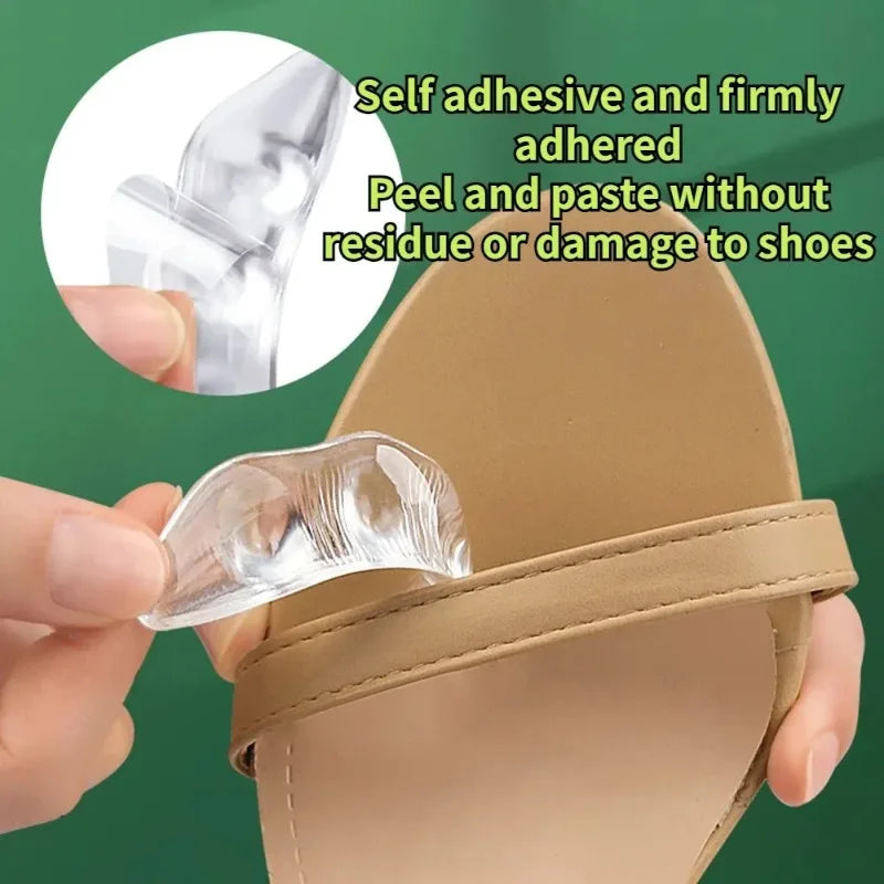 Soft Forefoot Pads Anti-Slip Self-Adhesive Gel Cushion Shoe Inserts for Women High Heels Sandals Flip Flops Comfortable Oasis Select