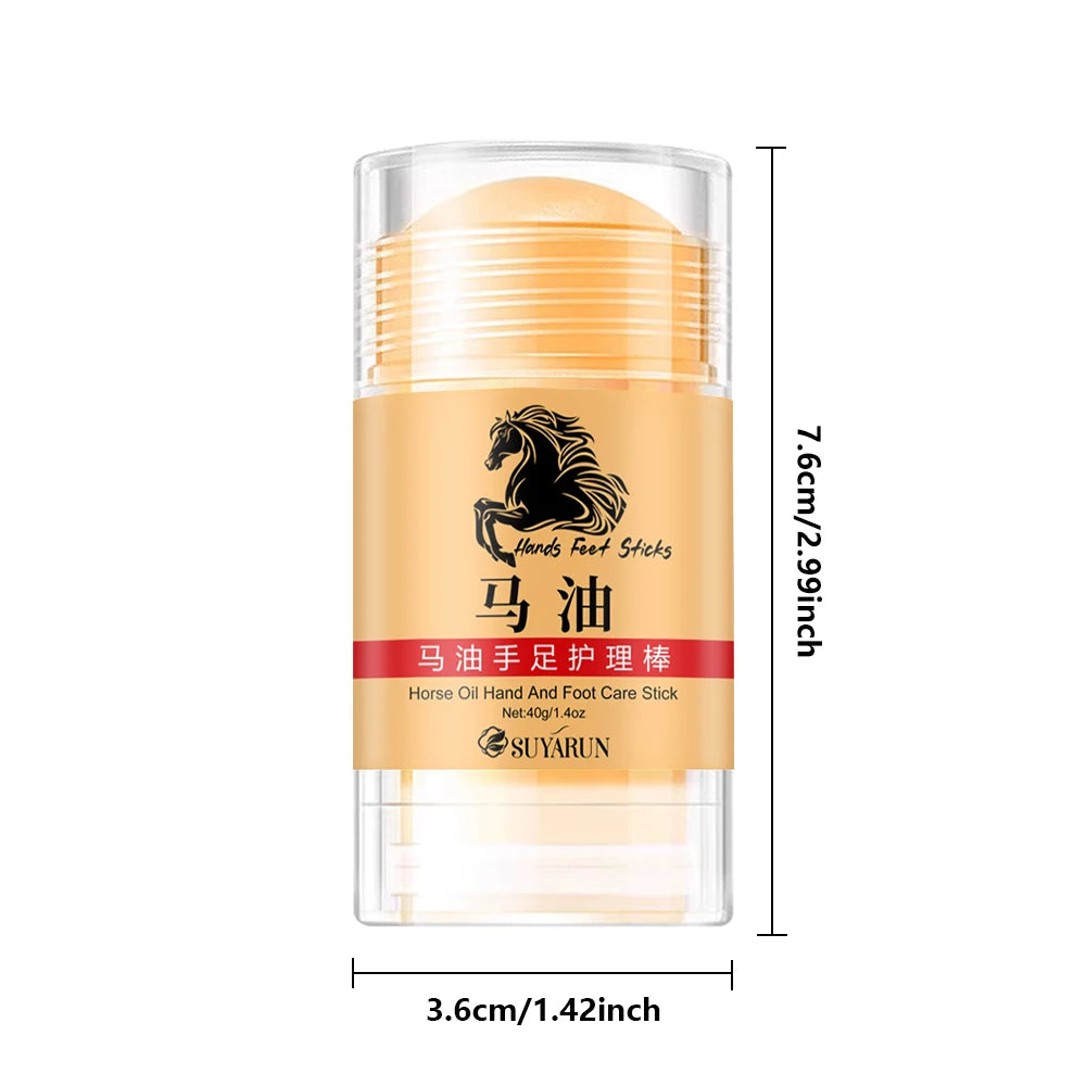 SUYARUN Horse Oil Hand & Foot Moisturizing Balm Stick