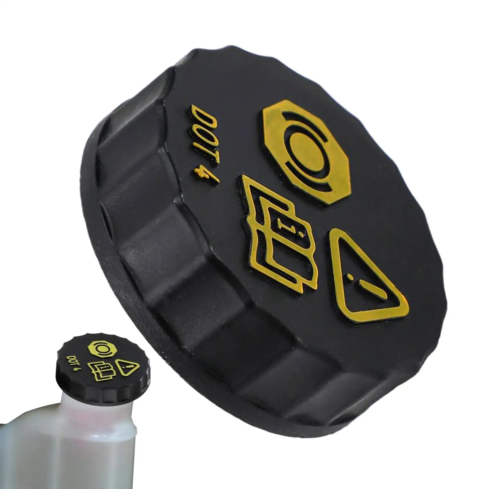 Brake Master Cylinder Cap Brake Fluid Cap Double-Layer Dustproof Cover for Travel Adventure Vehicles Industrial Motorcycle Auto Oasis Select