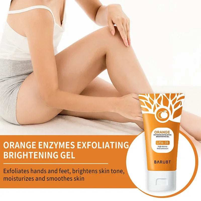Orange Exfoliating Facial & Body Scrub Gel 50g | SAKSRAAR
