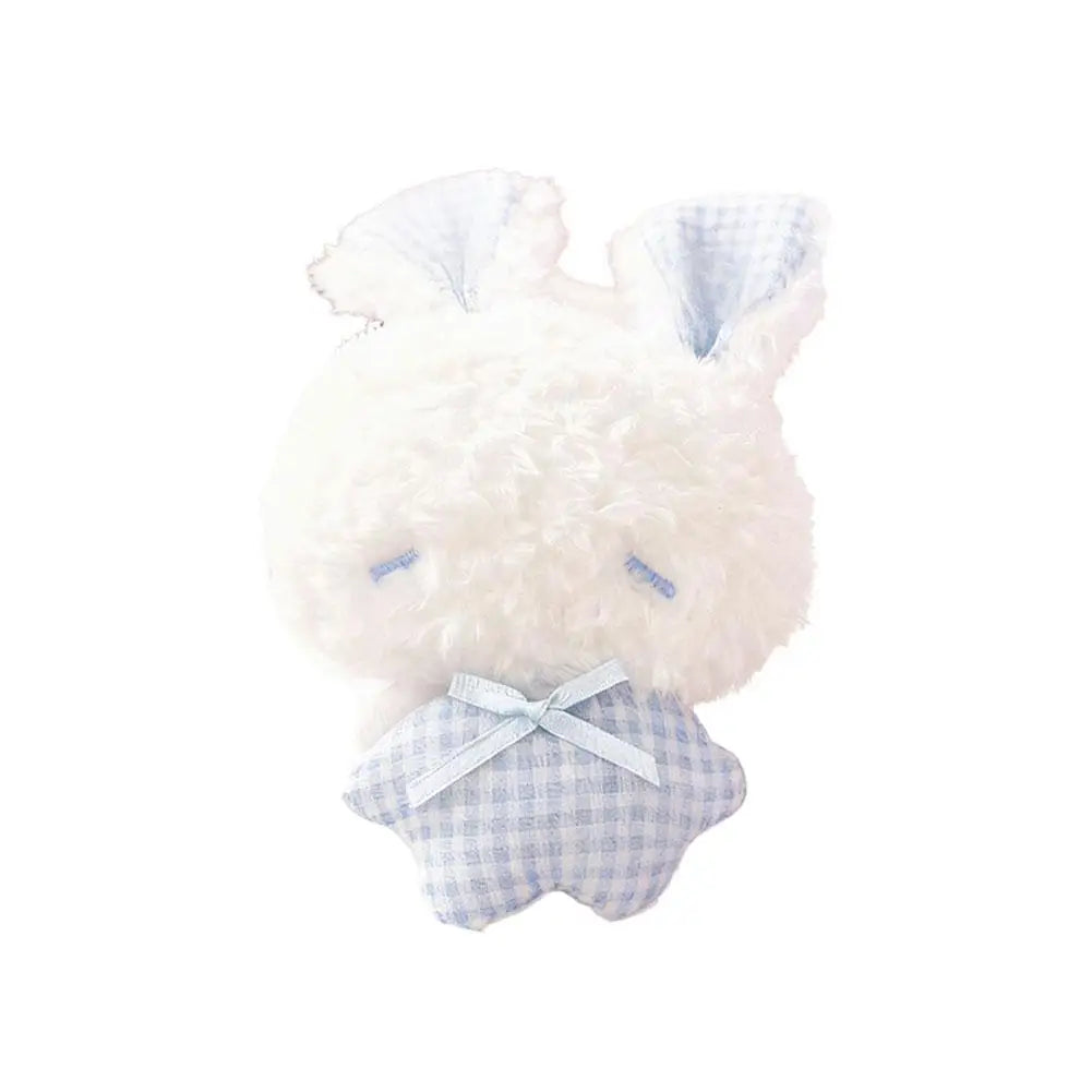 Mini Angel Bunny Plush Keychain Cute Soft Rabbit Stuffed Toy Hanging Pendant Kawaii Gift for Girls Oasis Select Blue