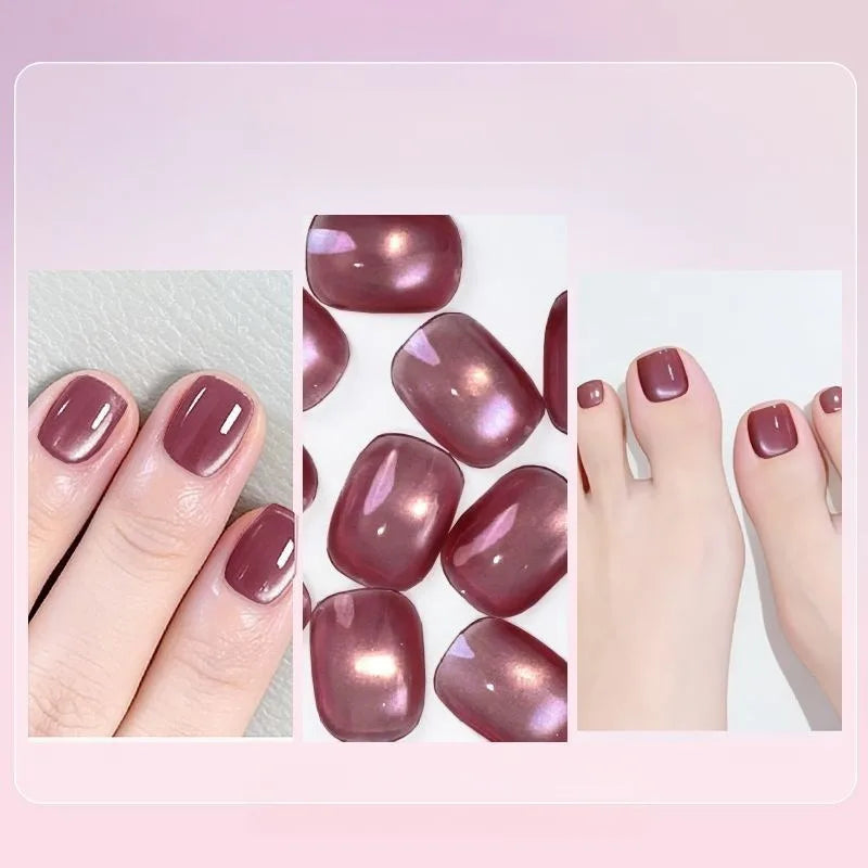 Nail Art Pen 2in1 Nail Care Magnetic Cat Eye Gel Polish Nail Art Kit Care Magnetic Beads Nude Ice Translucent Cat Eye Nail Pol Oasis Select Ebony Rose