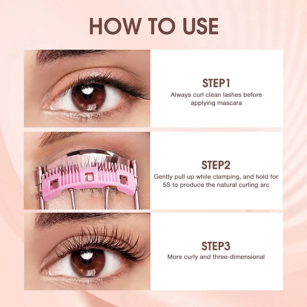 O.TWO.O Eyelash Curler with Comb – Natural Lash Lift Tool