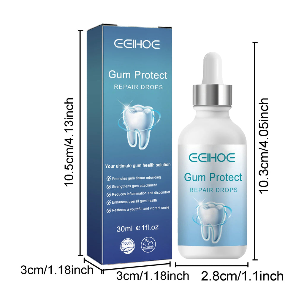 New 30ml Dental Care Drops Gums Care Serum Relieve Tooth Allergy Gum Pain Tooth Stain Cleaning Toothpaste for Gum Tooth Support Oasis Select