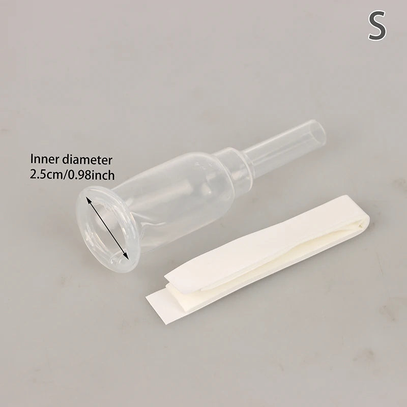 Sterilized Comfortable Medical Silicone Male External Catheter Self Adhesive Silicone Catheter External Size S M L Oasis Select S