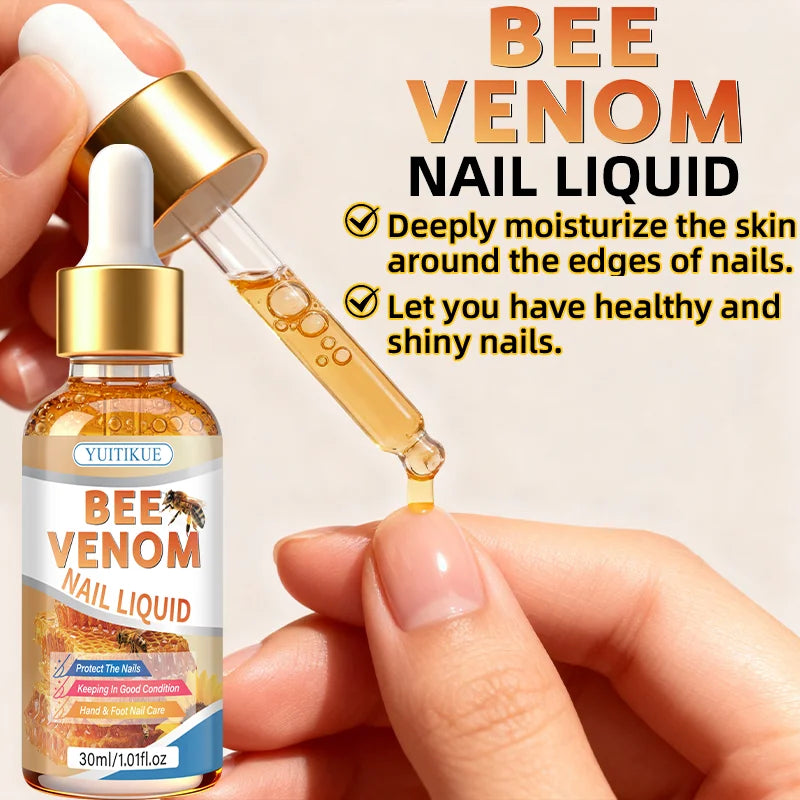 Bee Venom Nail Treatment Liquid – Collagen & Hyaluronic 30ml