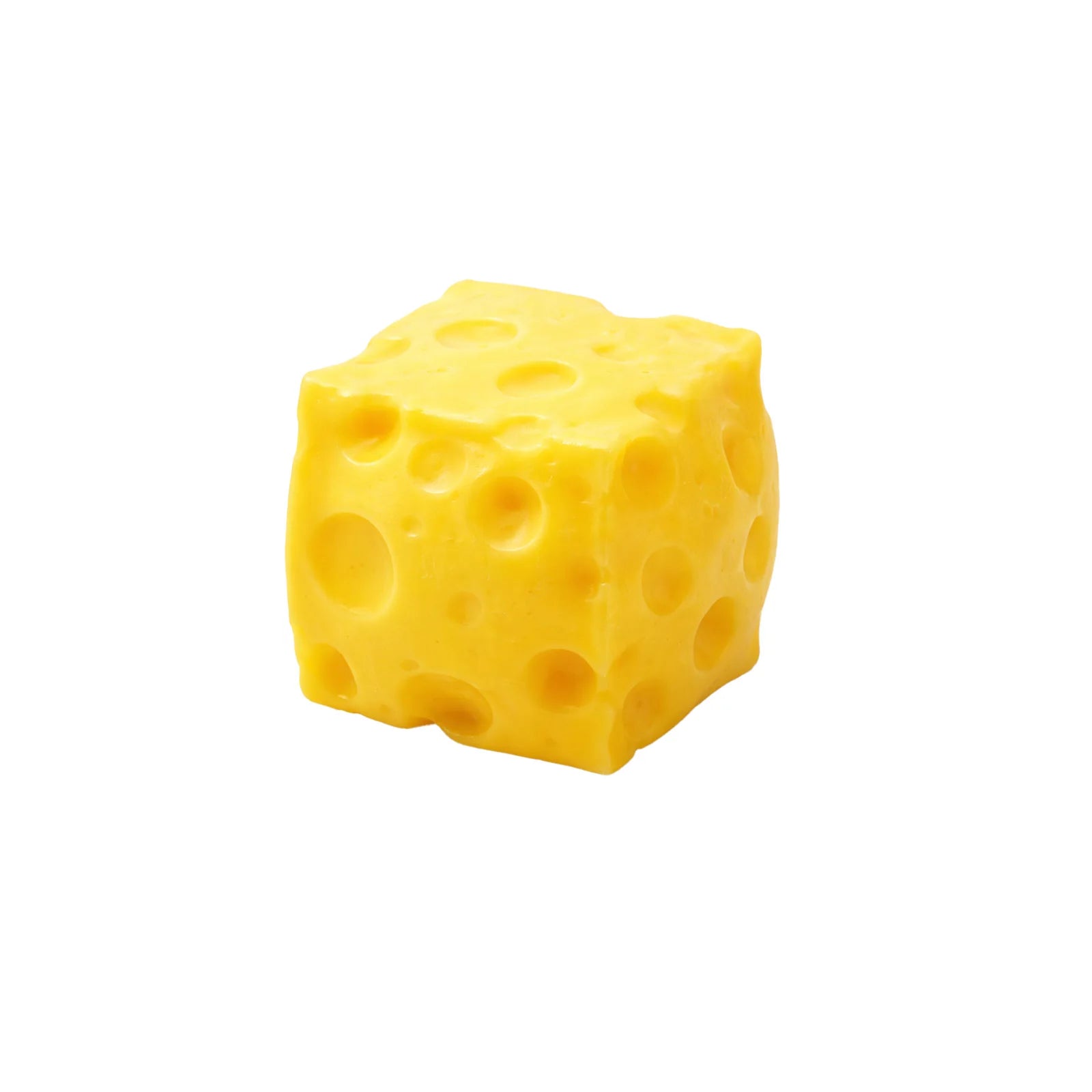 Yellow Cheese Squeeze Toy Realistic Design Soft and Resilient Small and Portable Stress Relief Toy Party Gift Oasis Select 1pcs