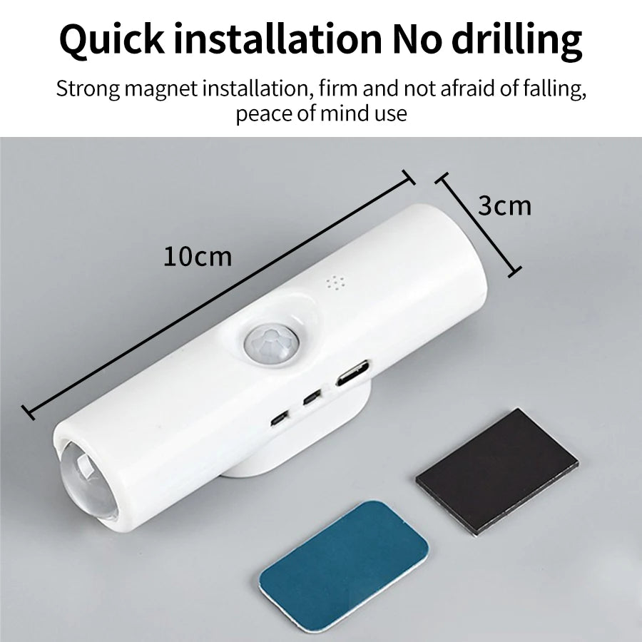 LED Motion Sensor Night Light RGB Colors Changing Wireless Wall Lamp Rechargeable Magnetic Sunset Lamp for Bedroom Living Room Oasis Select
