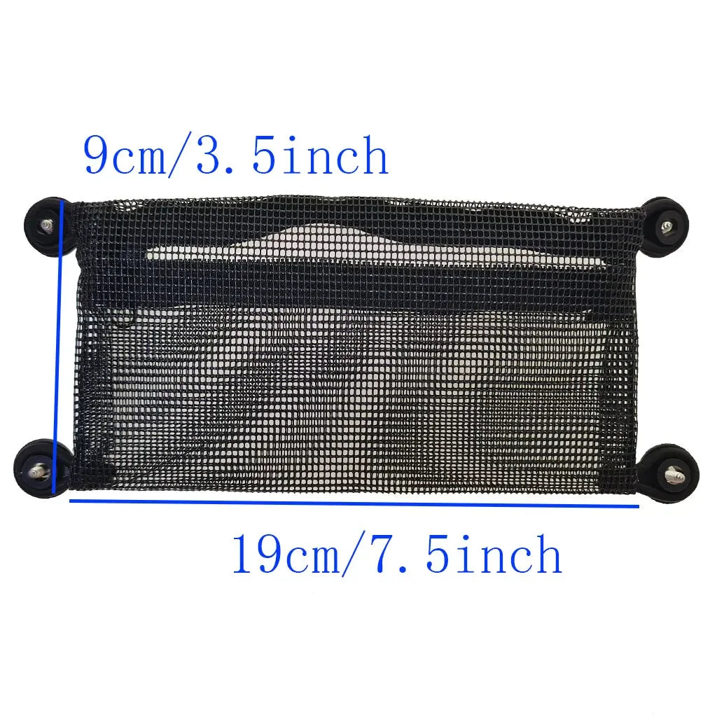 Kayak Low Profile Tool and Tackle Storage Bag Boat Organizer Mesh Storage Side Pouch Boat Fishing Holder Bag Canoe Mesh Bag Oasis Select