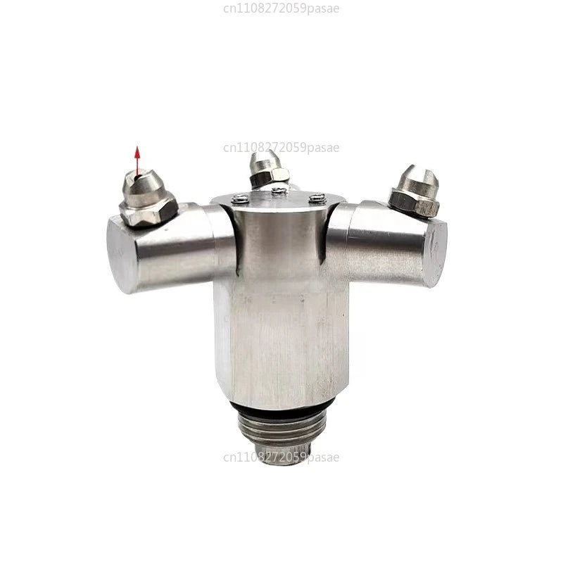 SS304 360° Rotary High-Pressure Car Wash & Industrial Nozzle