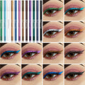 CmaaDu 12 Pcs Set of Waterproof Eyeliner Pens with Shimmering Effects - Includes Eyeshadow Durable and Easy to Color Highlighter Oasis Select As shown