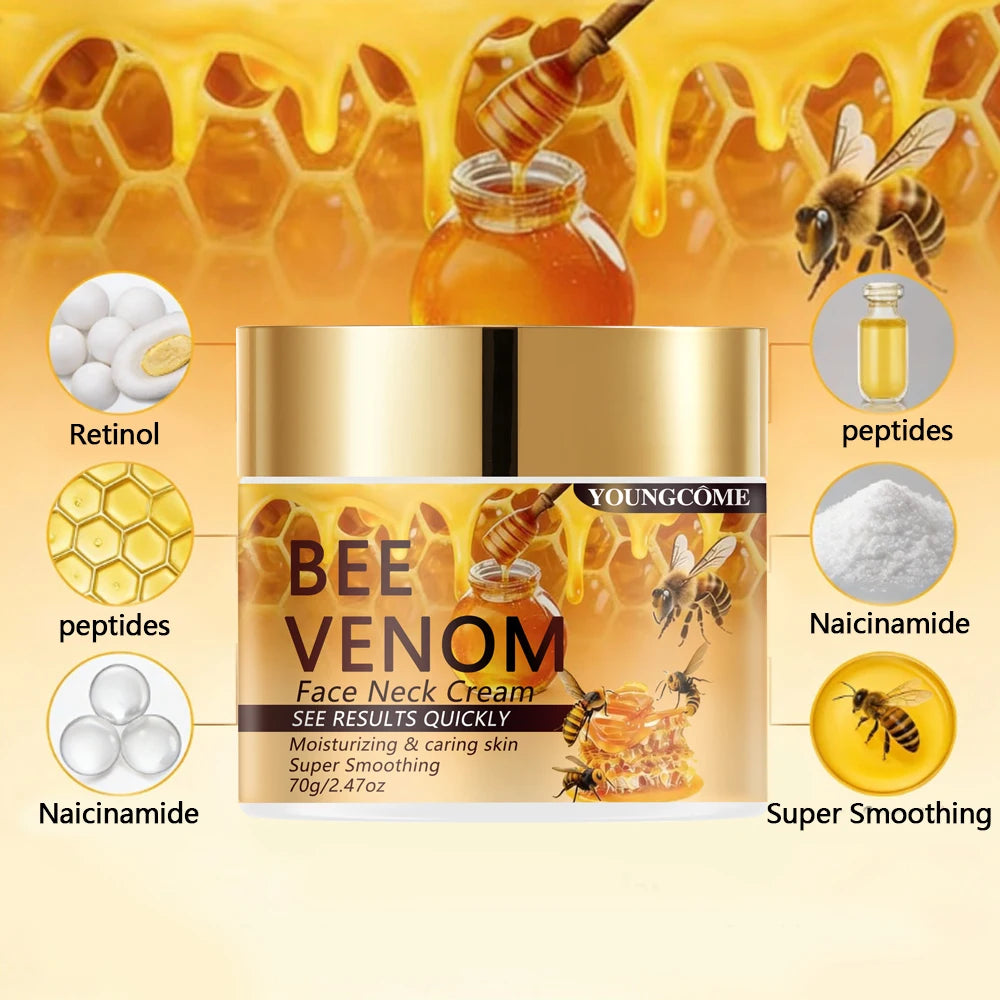 Bee Venom Facial Lifting Cream | Hyaluronic Acid Moisturizer
