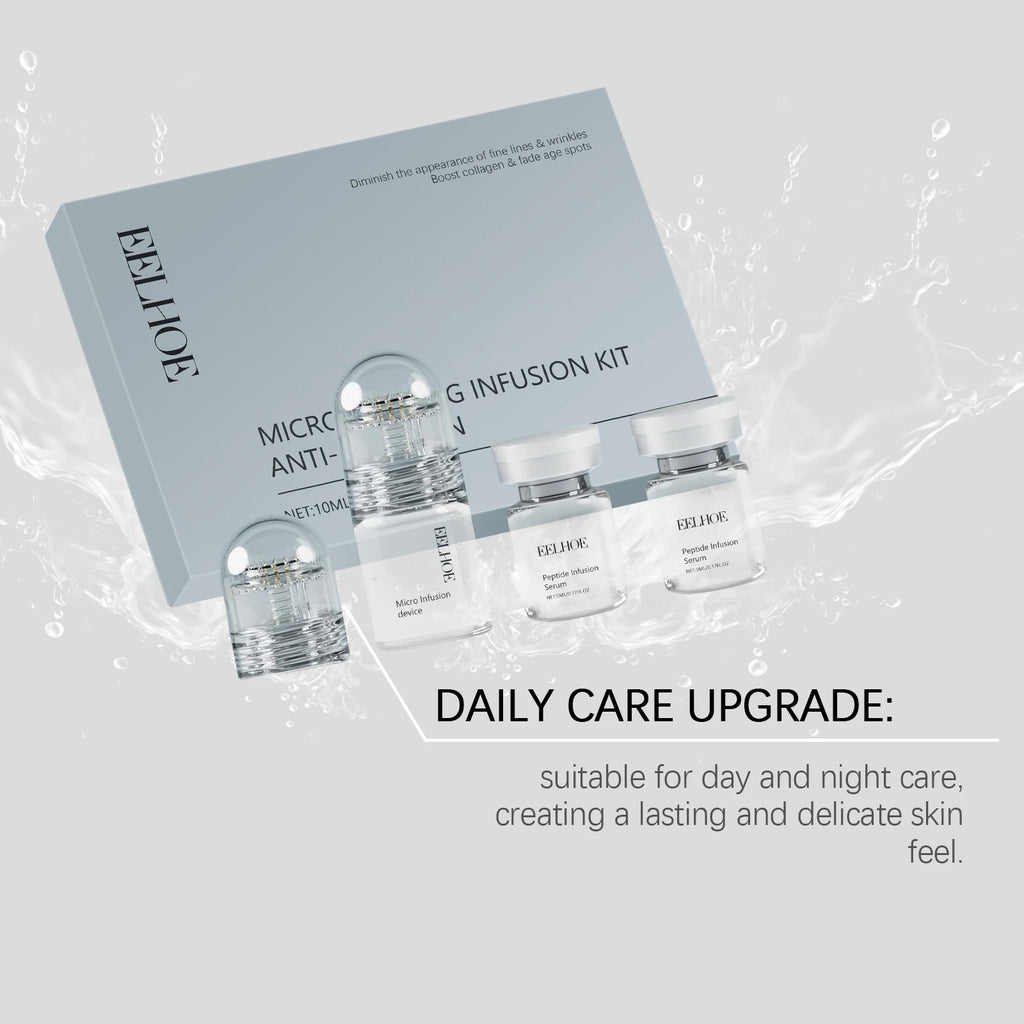 Hyaluronic Acid Facial Roller Set – Daily Hydration & Cleansing