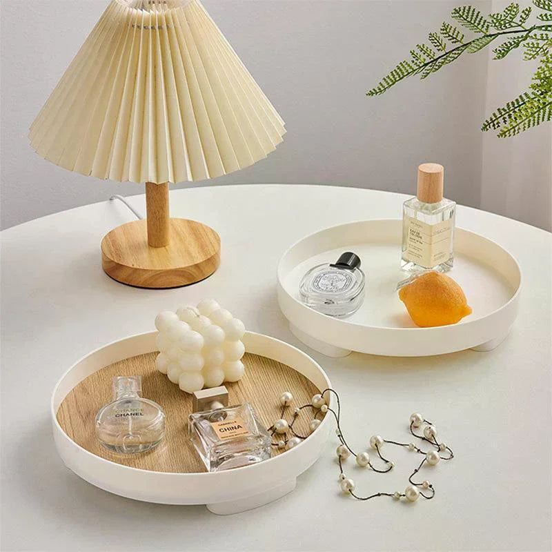 Living Room Coffee Table Aromatherapy Ornaments Tabletop Storage Tray Round Tray Oasis Select