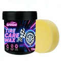 Tire Blackening Coating Paste – Shine & Protective Polish Wax Tire Polish Wax Oasis Select 1pc sponge