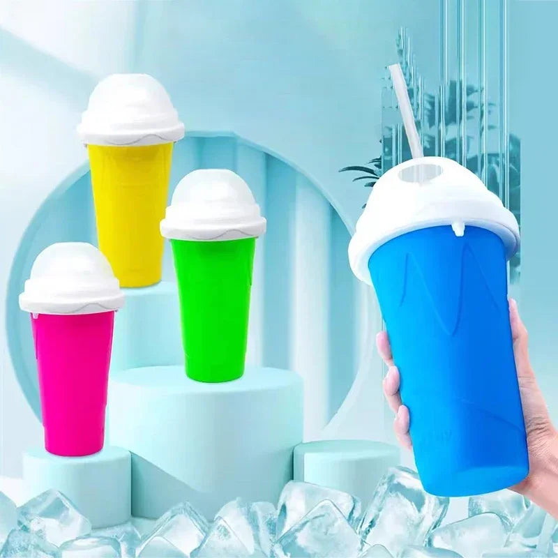 Quick-Frozen Slushy Maker Cup Large Capacity Slushy Cup For Homemade Smoothies Juice Ice Cream Summer Squeeze Beker Kitchen Tool Oasis Select