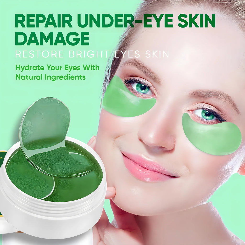Seaweed Crystal Eye Masks – Collagen & Hyaluronic Acid, 60 Pcs Eye Gel Mask Oasis Select