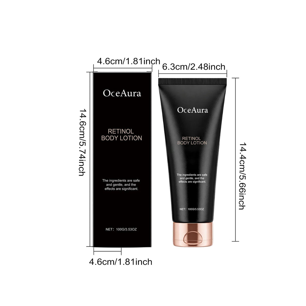 Retinol Body Lotion Anti Aging Firming Hydrating Brightening Increase Elasticity Softening Moisturizer for Dry Skin Body Cream Oasis Select