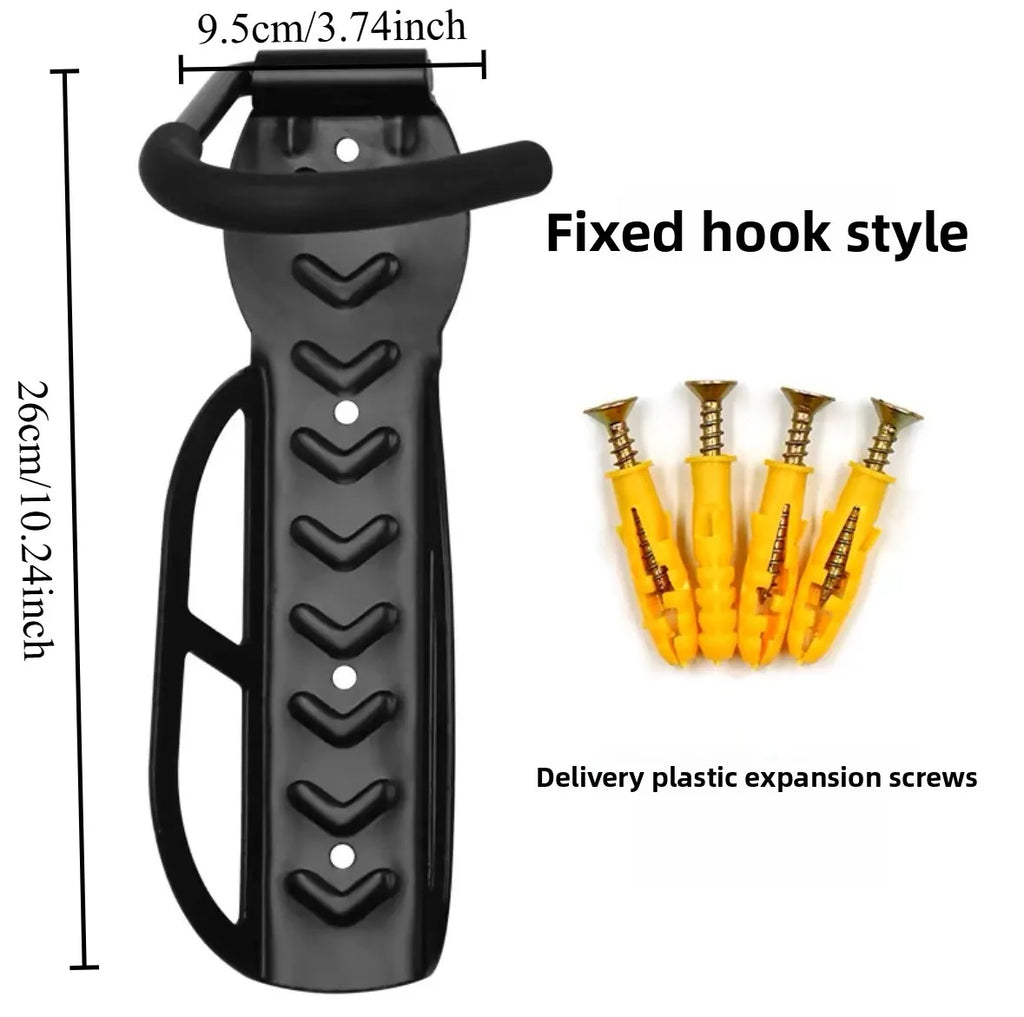 Wall Mount Bike Storage Hanger Bicycle Parking Hook Display Rack Cycling Hanging Stand Bicycle Accessories Organizer Oasis Select Fixed hook style