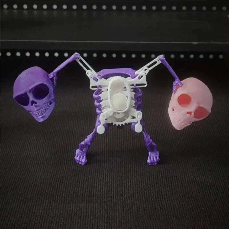 3D Skeleton Man Dancing Dancing Skull Ornament Dancing Ornament Sculpture Figurine Statue Home Office Decoration Gift Oasis Select