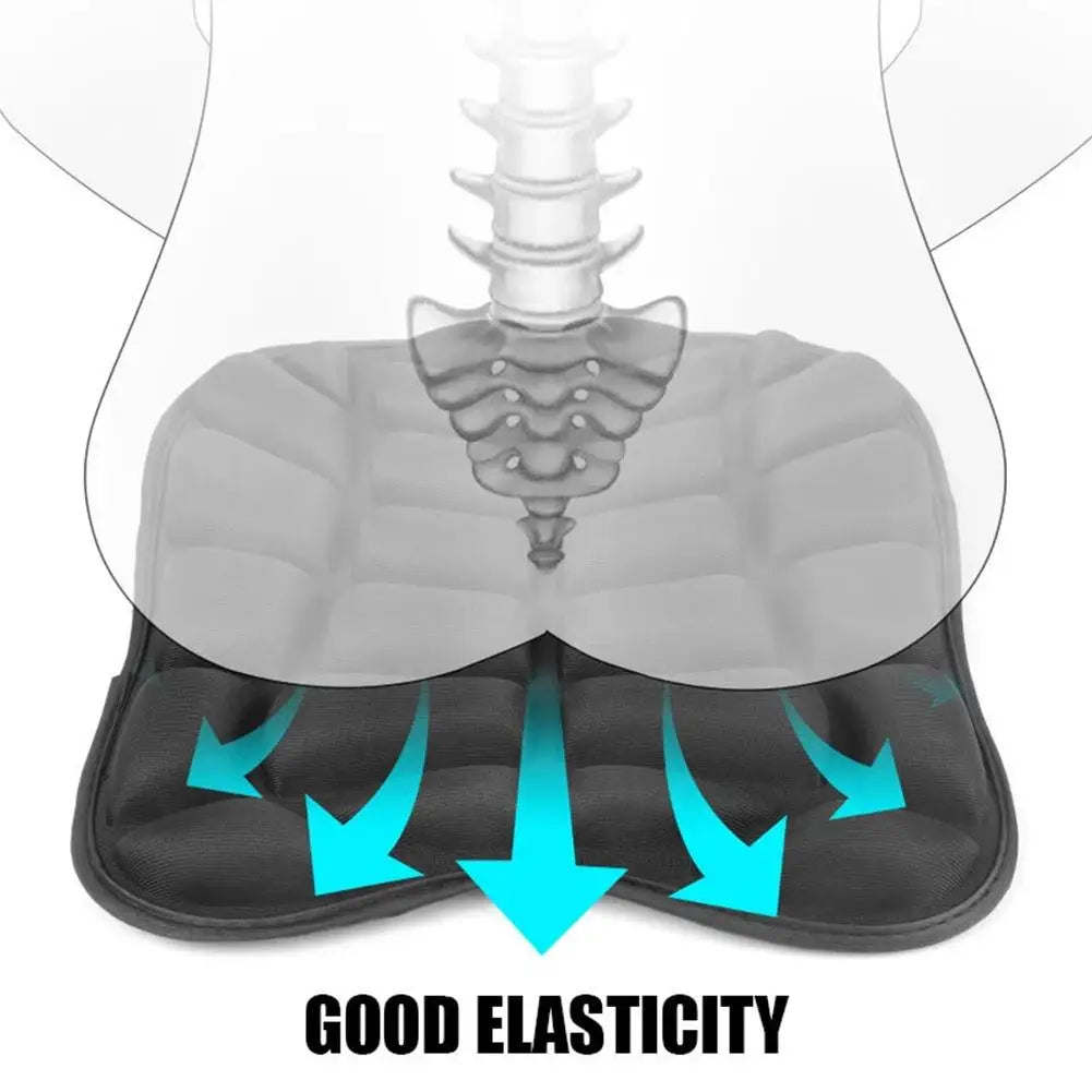 3D Breathable Motorcycle Seat Cushion – Non-Slip Lycra Cover
