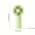 Mini Portable Fan, Lightweight Handheld Fan - Ideal for Office, Outdoor, Traveling (Requires AAA batteries, not included) Oasis Select green